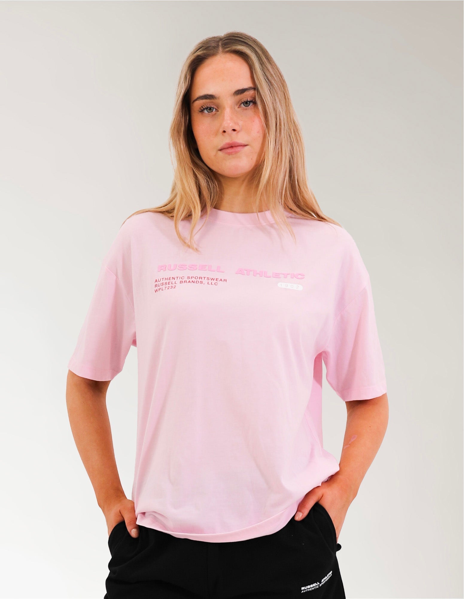 Women's Brand Tee - Pink Tulle
