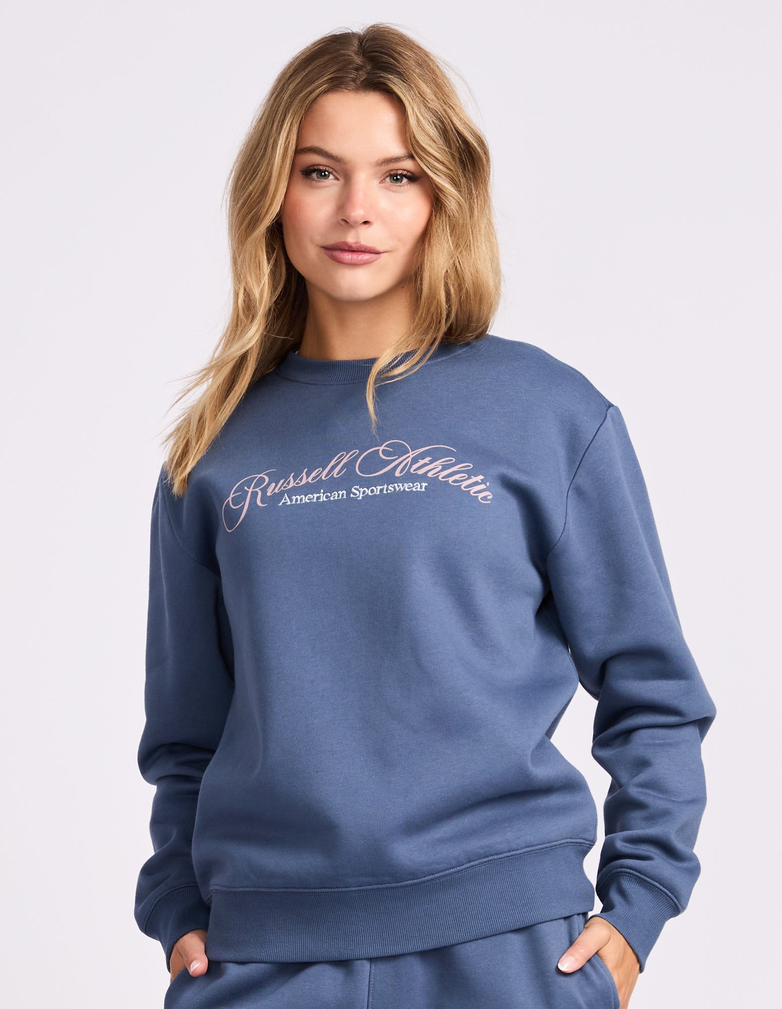 Russell Athletic Belle Women’s Crew Vintage Indigo