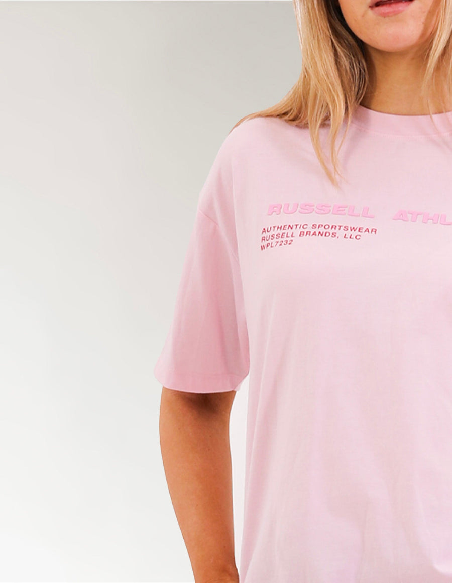 Women's Brand Tee - Pink Tulle