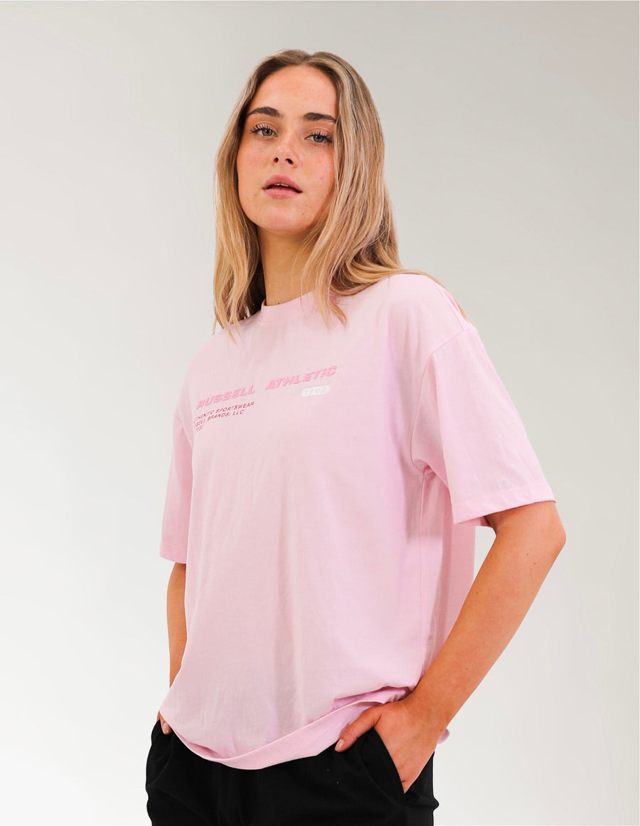 Women's Brand Tee - Pink Tulle