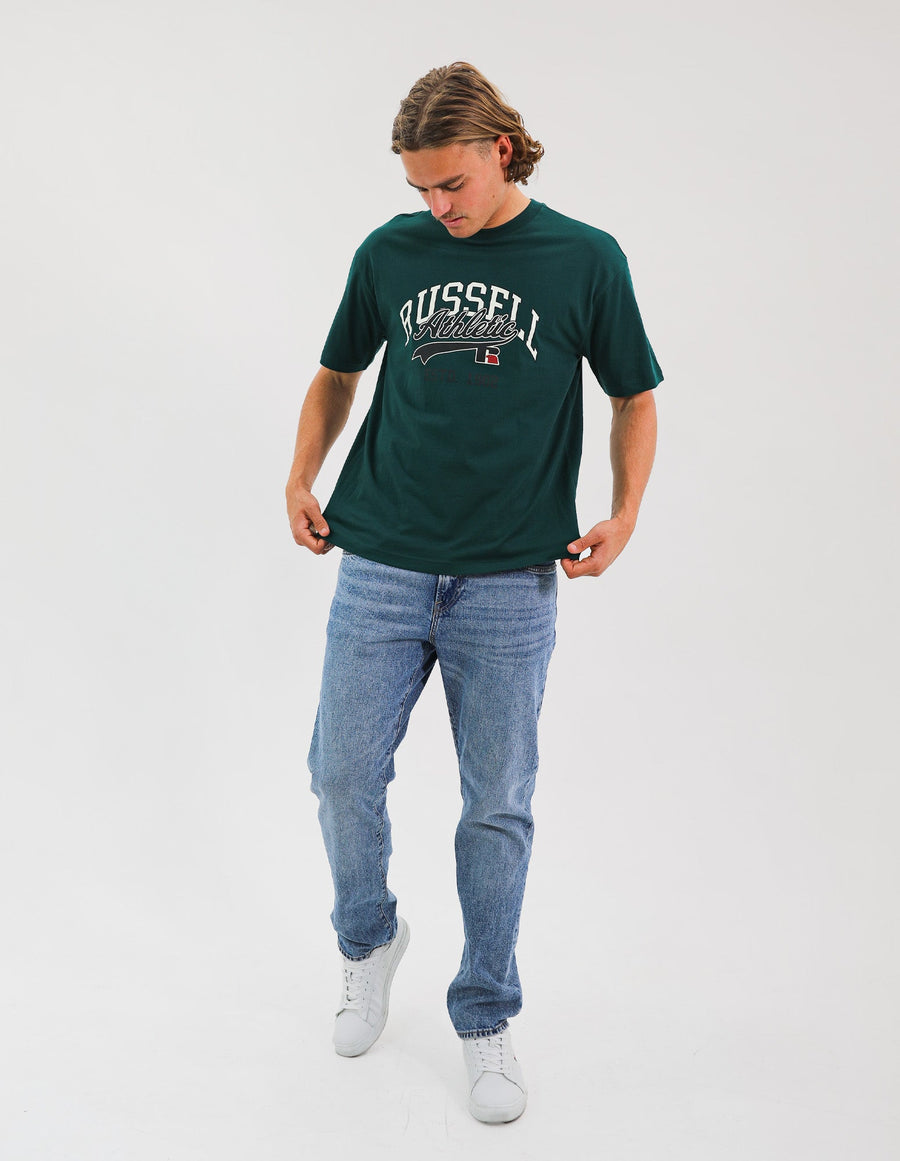 Arch Baseball Oversized Men's Tee - Celtic Green
