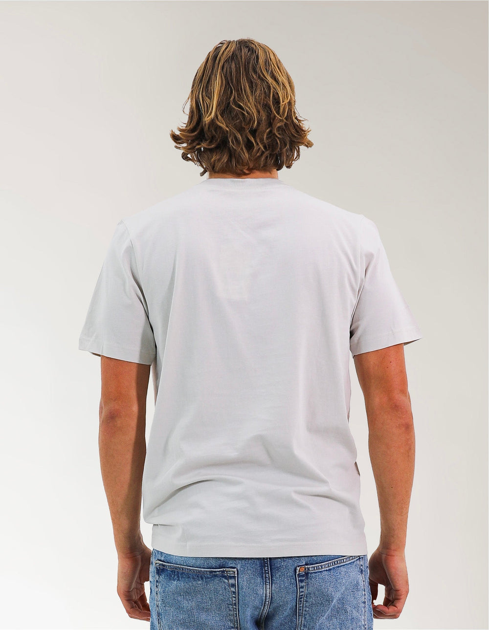 Russell Athletic Australia Mini Seal Mens Tee - Stone True Since 1902