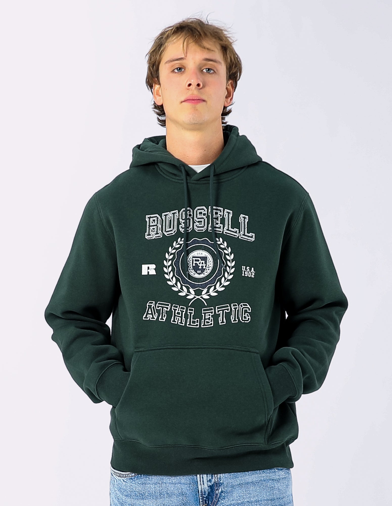 Mens Wreath Hoodie - Dark Forest