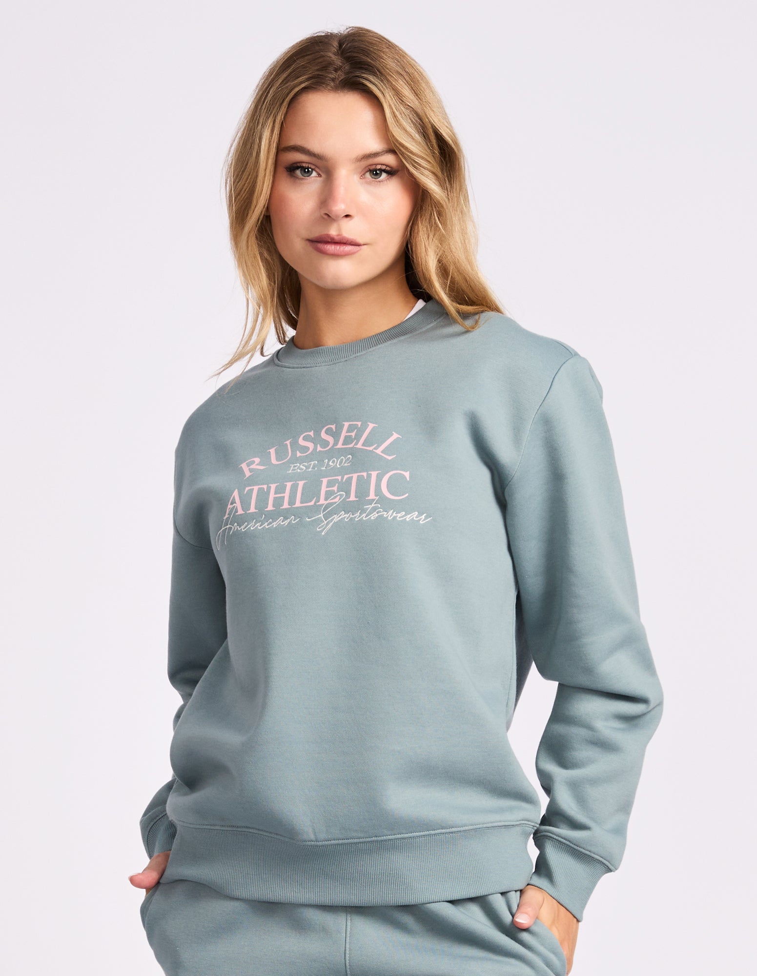May Womens Crew - Foam Green