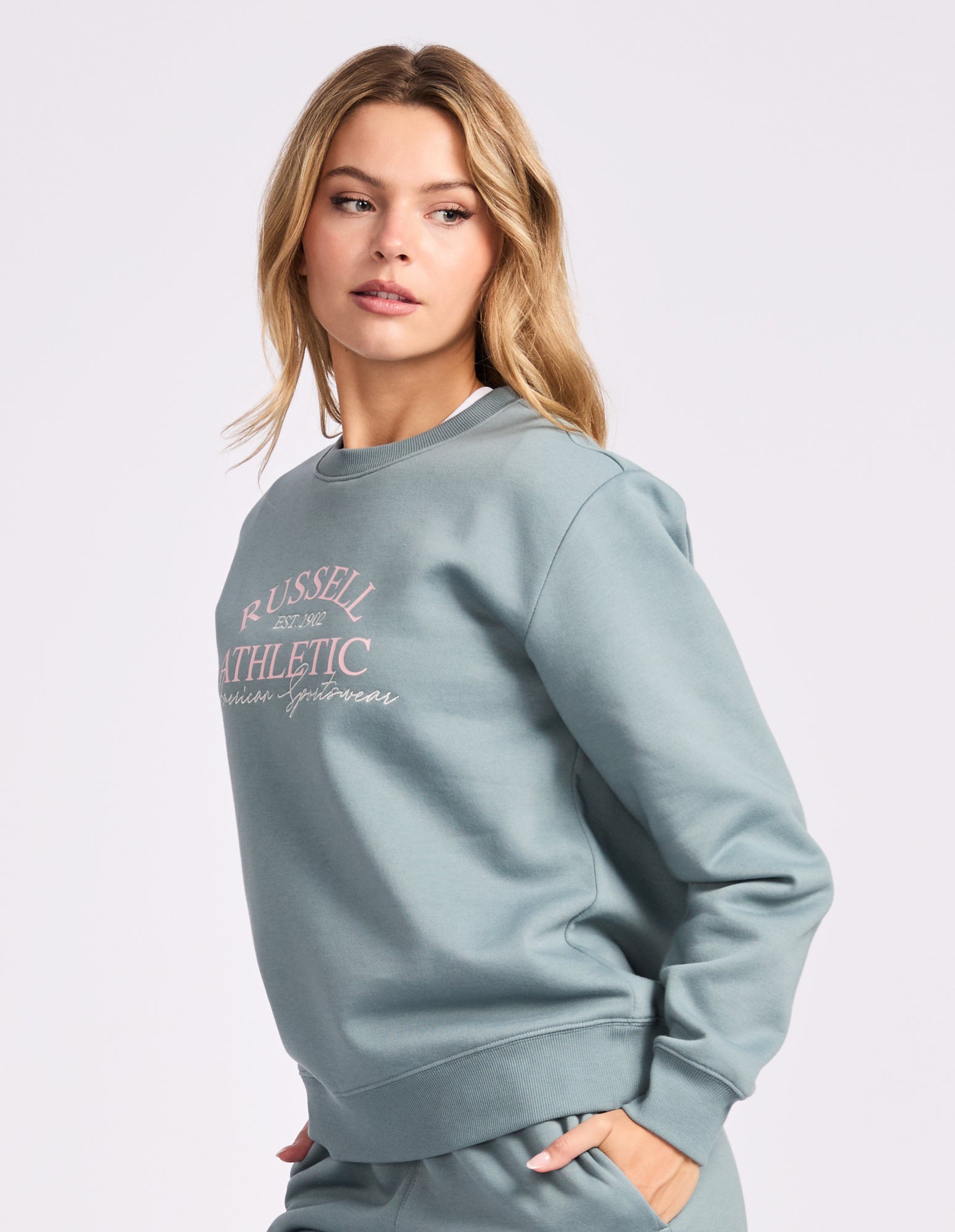 May Womens Crew - Foam Green