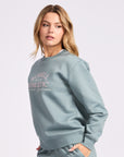 May Womens Crew - Foam Green