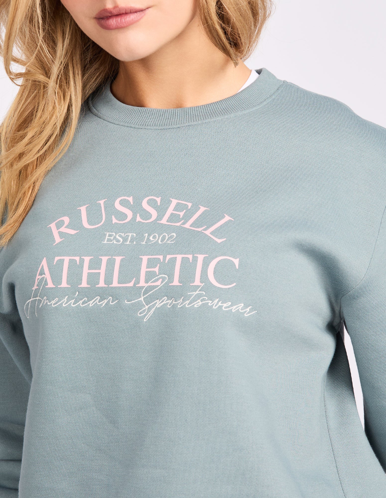 May Womens Crew - Foam Green