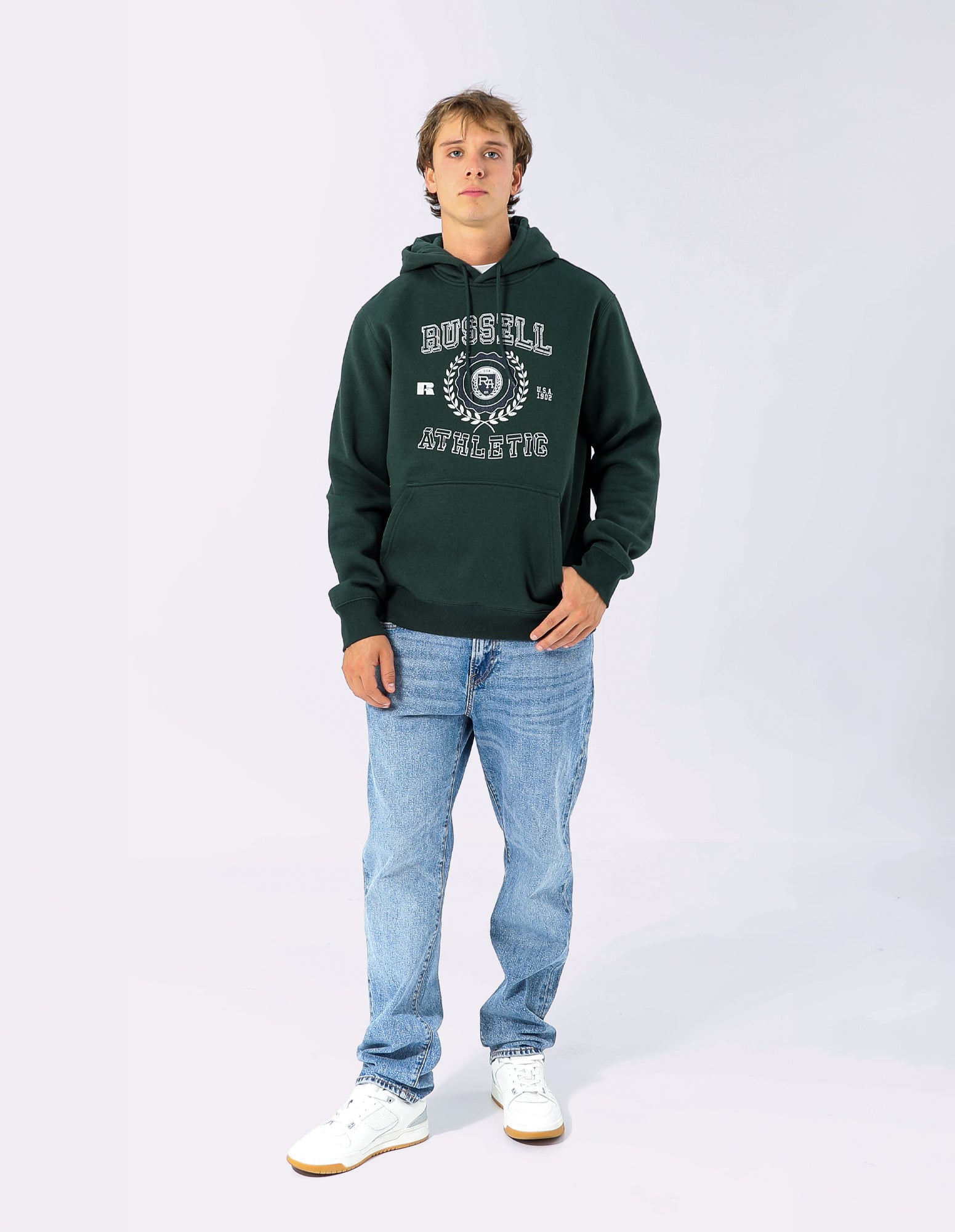 Mens Wreath Hoodie - Dark Forest