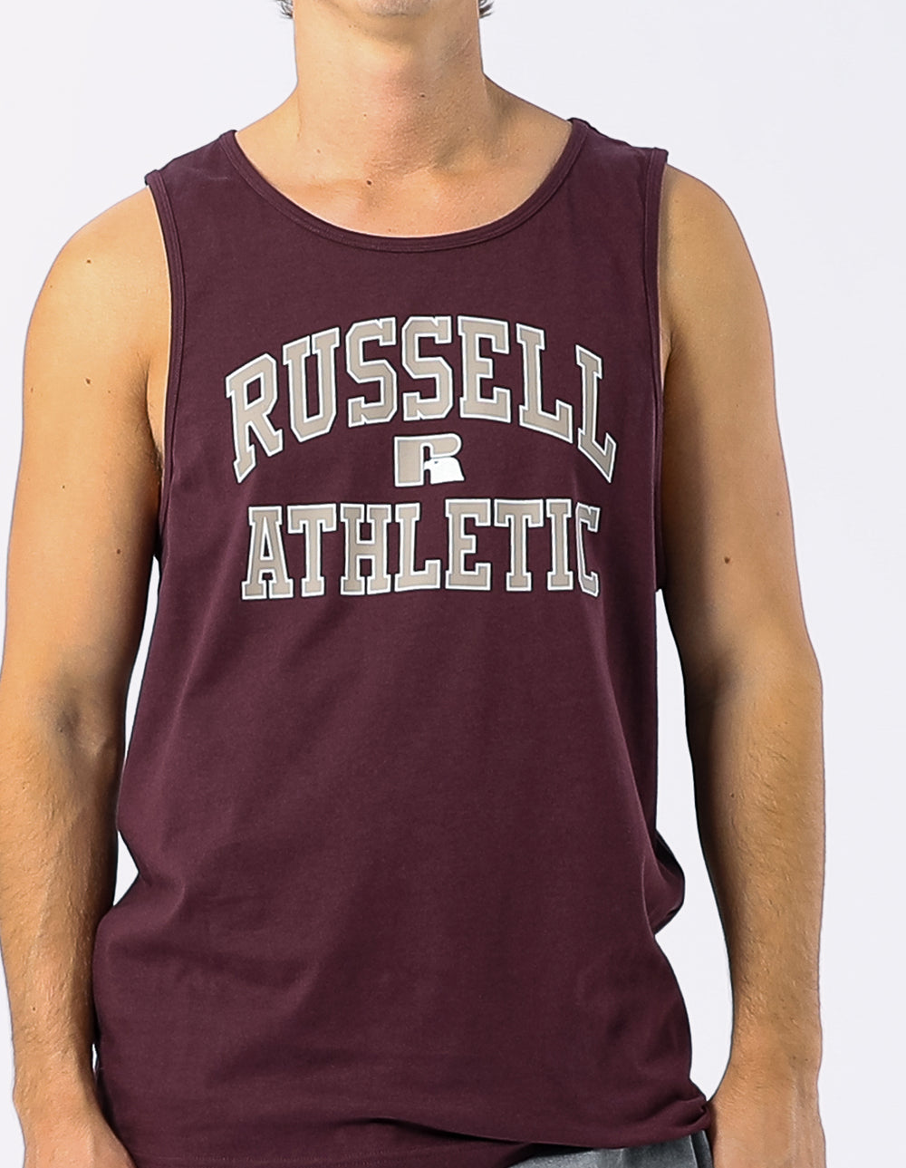 Eagle Arch Men's Singlet - Plum Wine