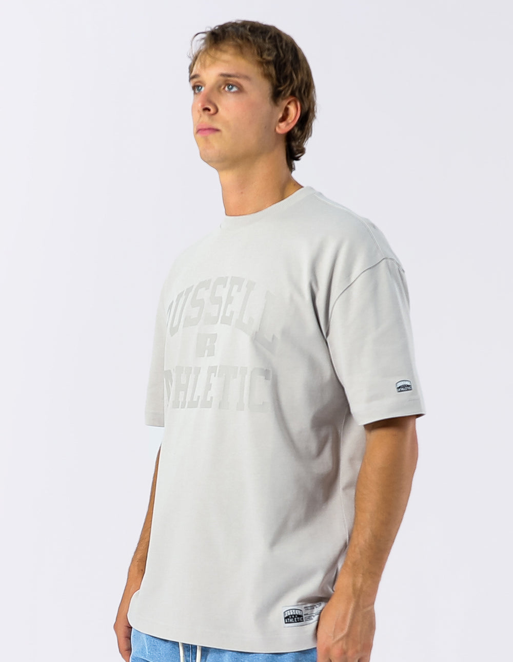 Russell Athletic Australia Eagle Arch Heavyweight Men's Tee - Antarctica True Since 1902