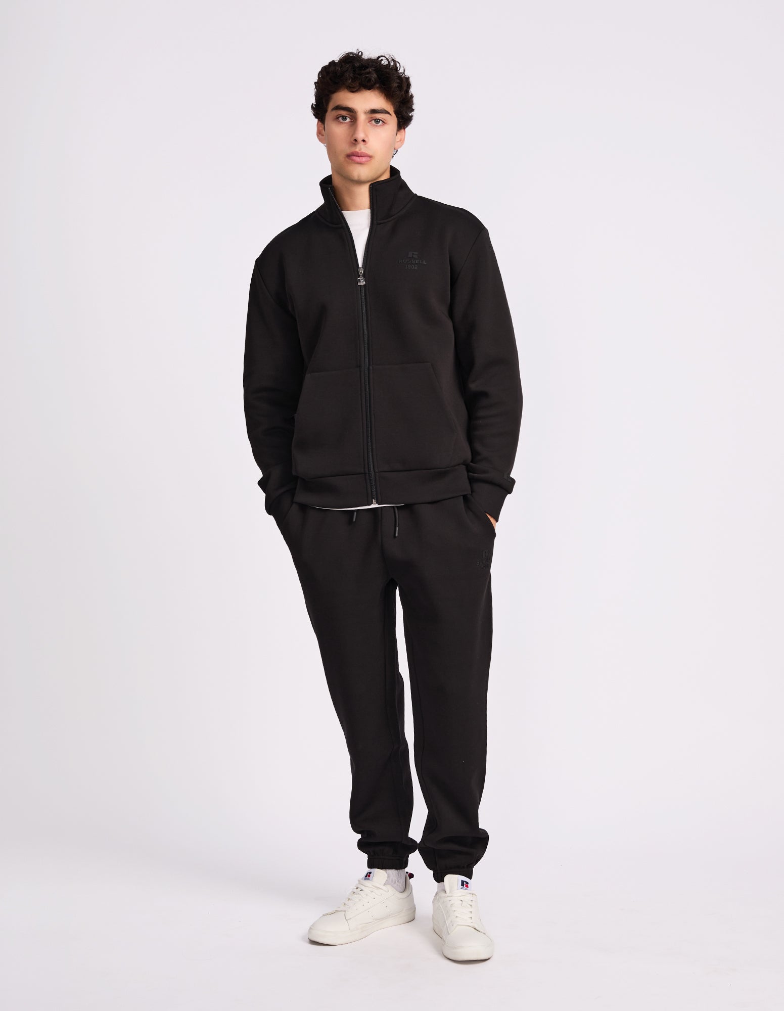 Russell Athletic Australia R Tech Leisure Men's Track Jacket - Black True Since 1902