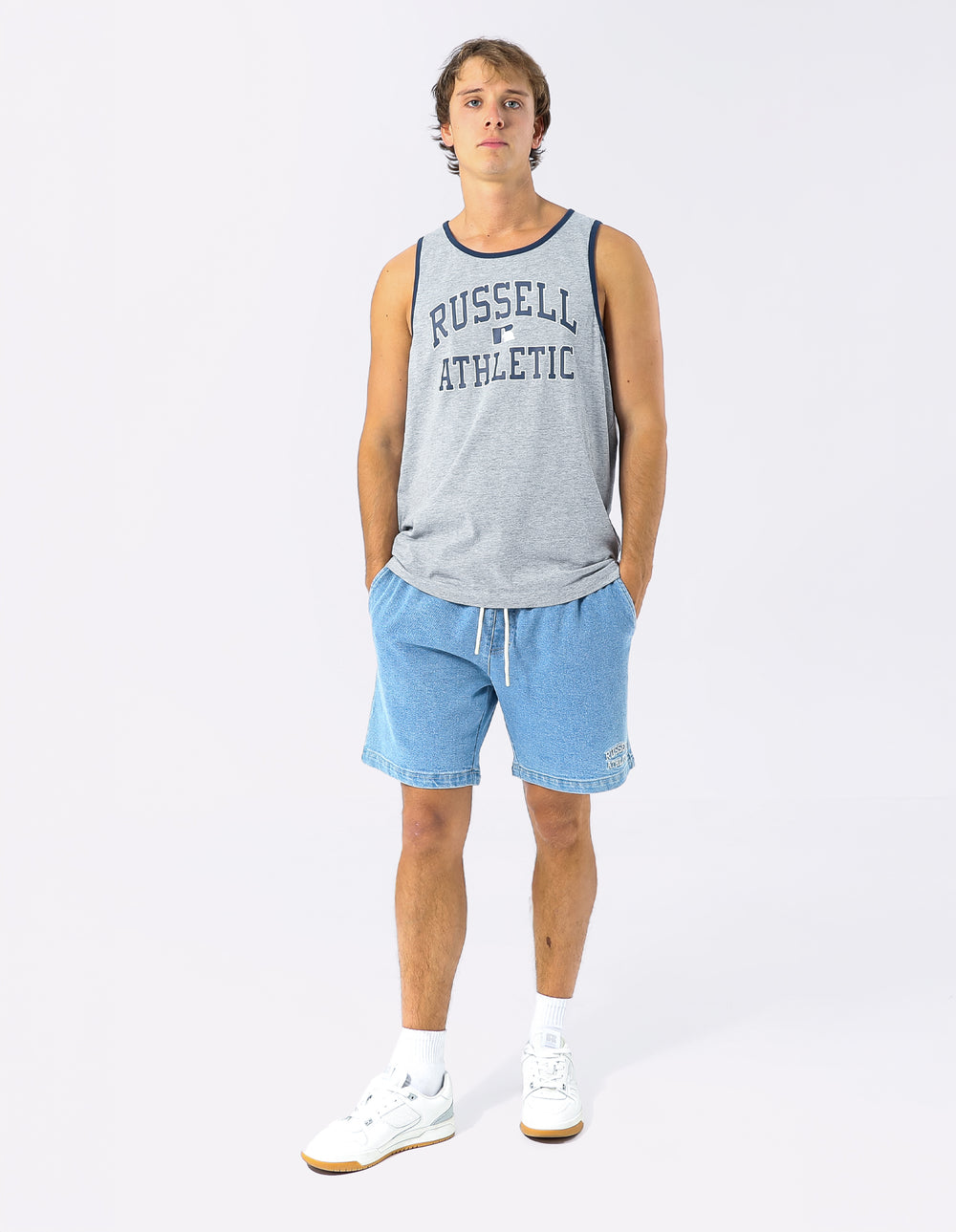 Eagle Arch Men's Tank - Grey Marle