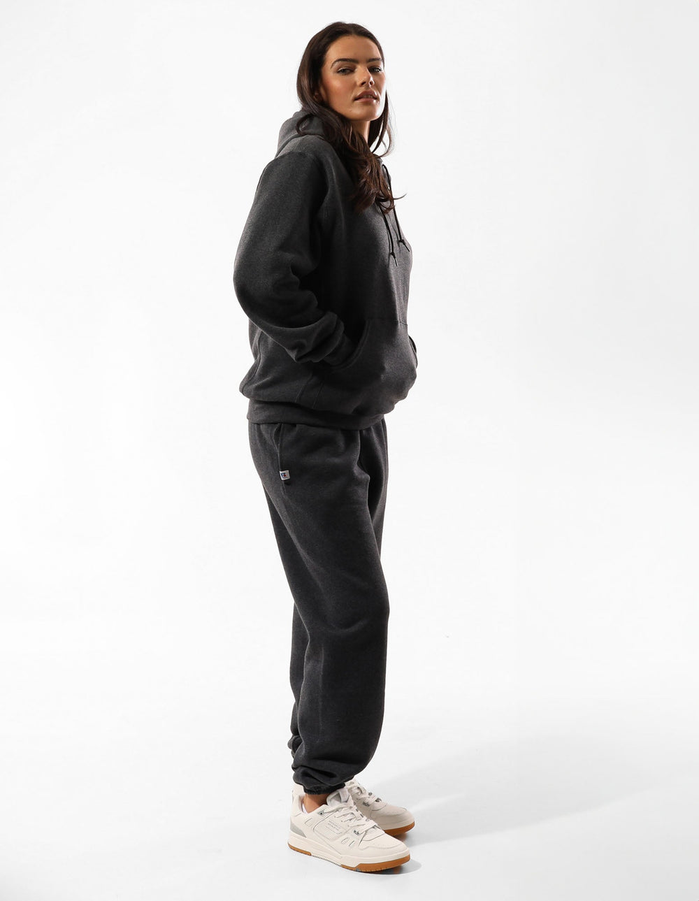 Russell Athletic Australia Unisex Dri-Power® Hoodie - Black Heather True Since 1902