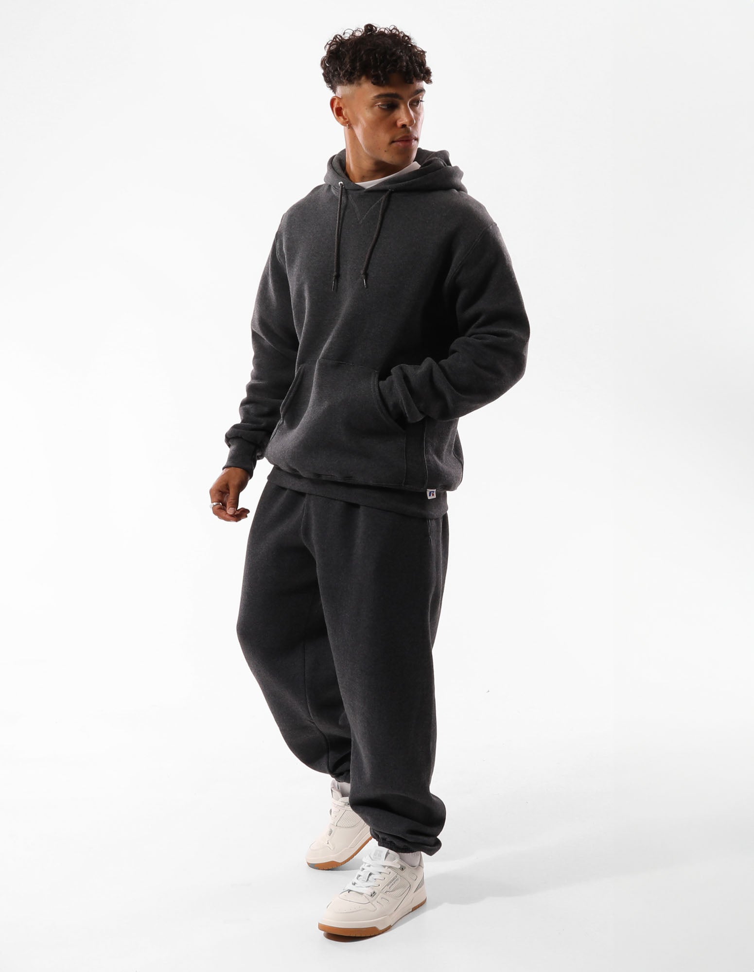 Russell Athletic Australia Unisex Dri-Power® Hoodie - Black Heather True Since 1902