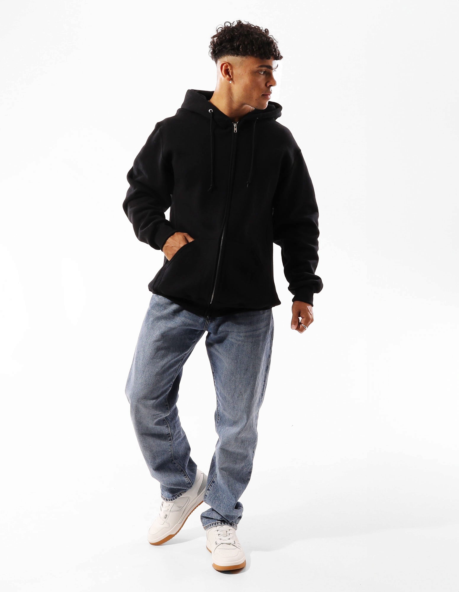 Russell Athletic Australia Unisex Dri-Power® Full Zip Hoodie - Black True Since 1902