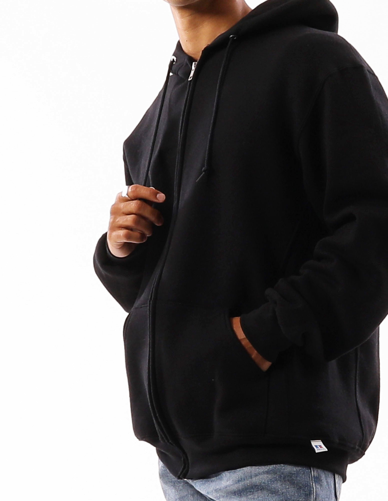 Russell Athletic Australia Unisex Dri-Power® Full Zip Hoodie - Black True Since 1902