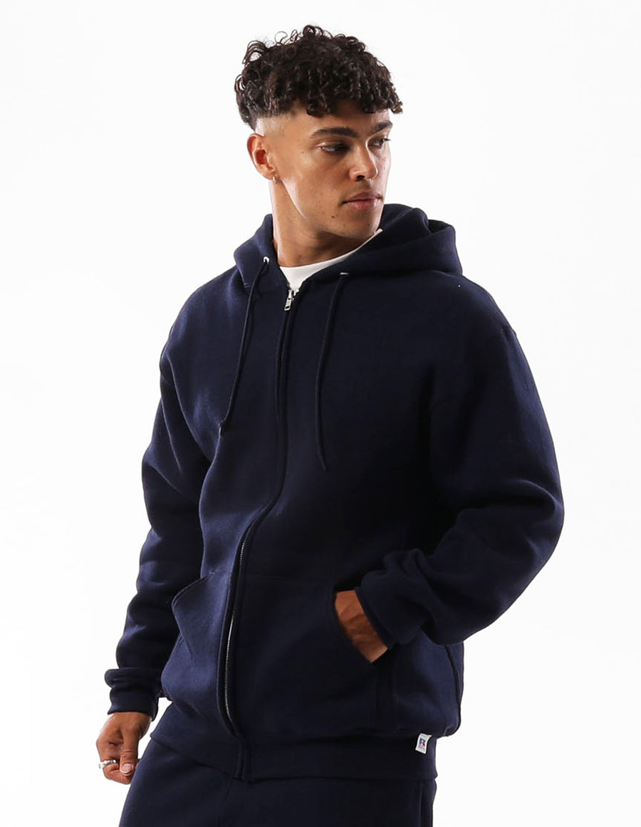 Russell Athletic Australia Unisex Dri-Power® Full Zip Hoodie - Navy True Since 1902