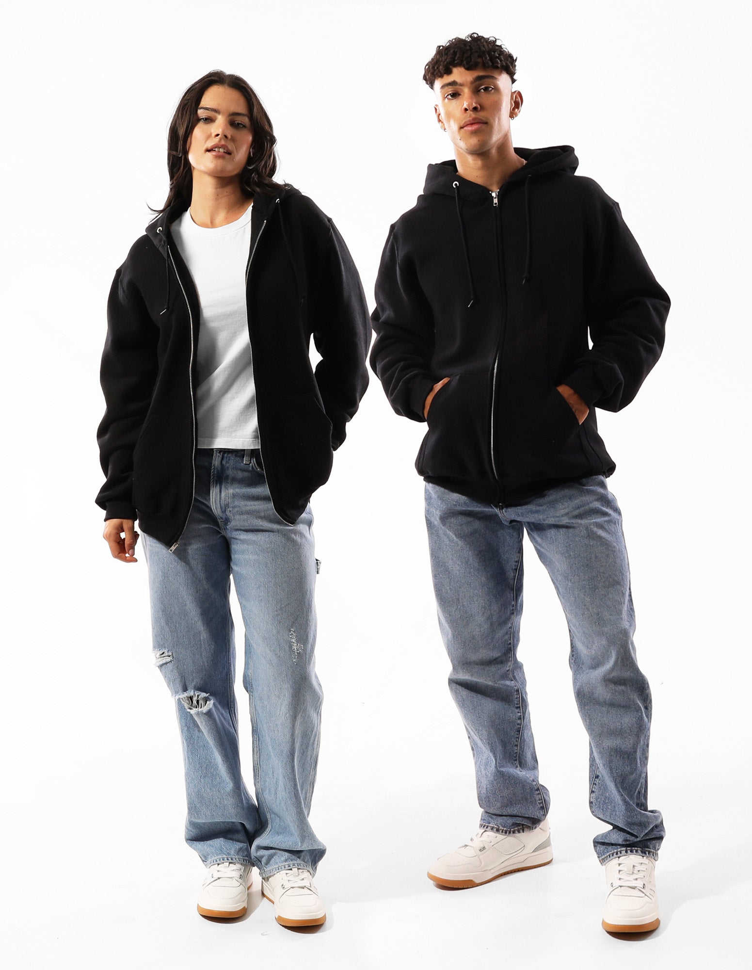 Russell Athletic Australia Unisex Dri-Power® Full Zip Hoodie - Black True Since 1902