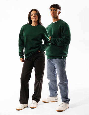Russell Athletic Australia Unisex Dri-Power® Sweatshirt - Dark Green True Since 1902