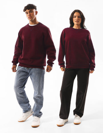 Russell Athletic Australia Unisex Dri-Power® Sweatshirt - Maroon True Since 1902