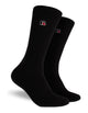 Essential Crew 3 Pack Socks - Black