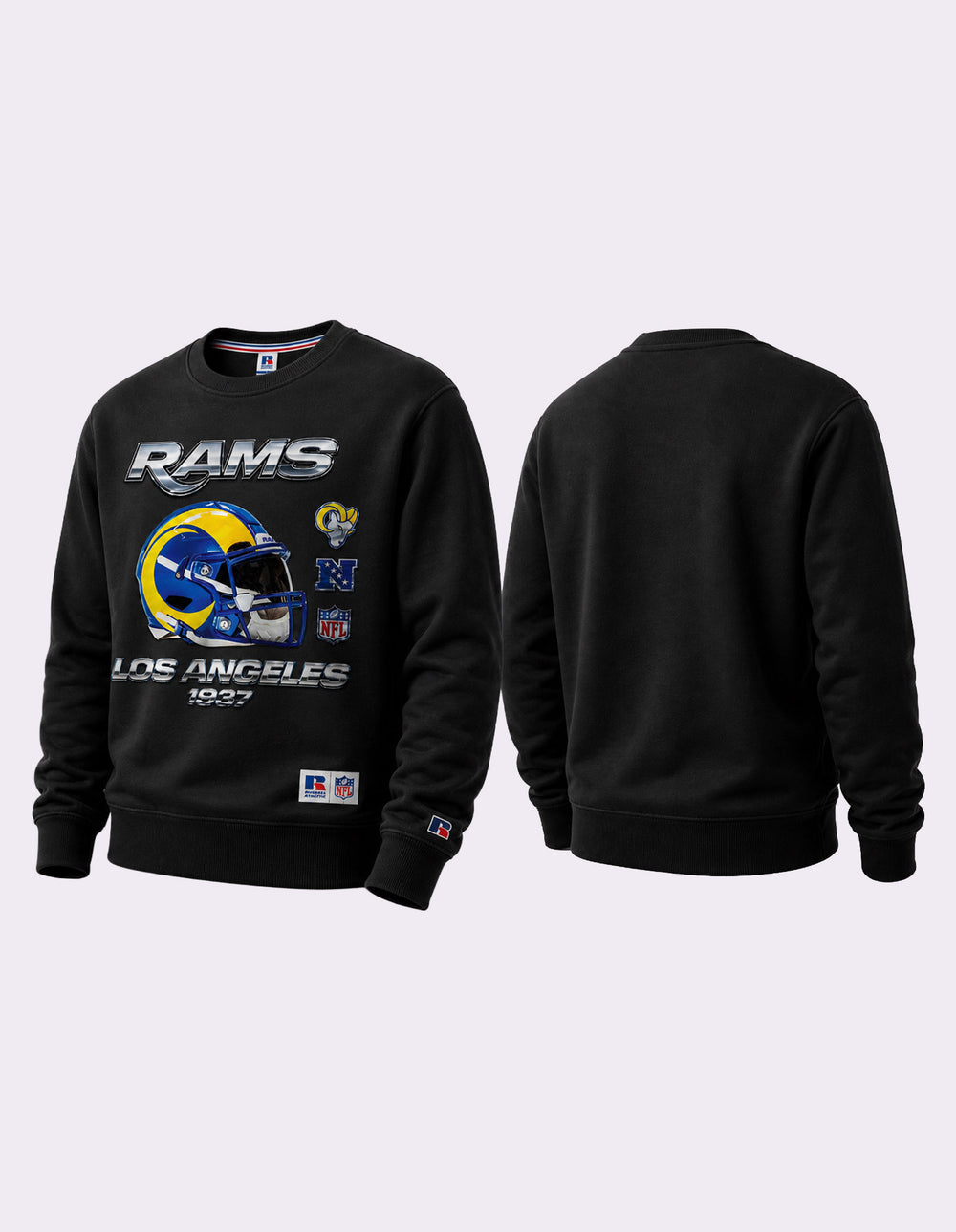 Russell Athletic Australia NFL Los Angeles Rams Men's Crew Sweat True Since 1902