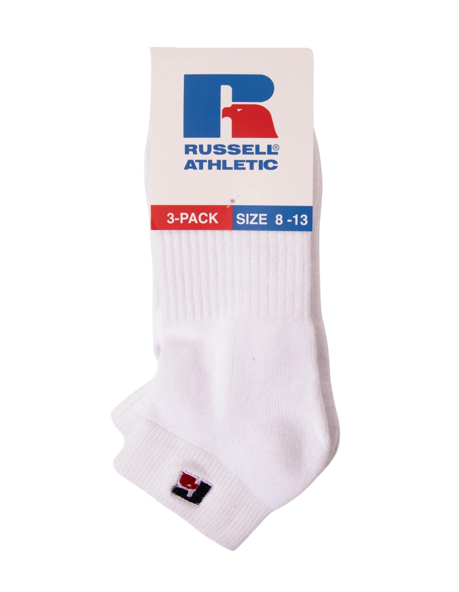 Russell Athletic Australia Low Cut Sock 3 Pack - White True Since 1902