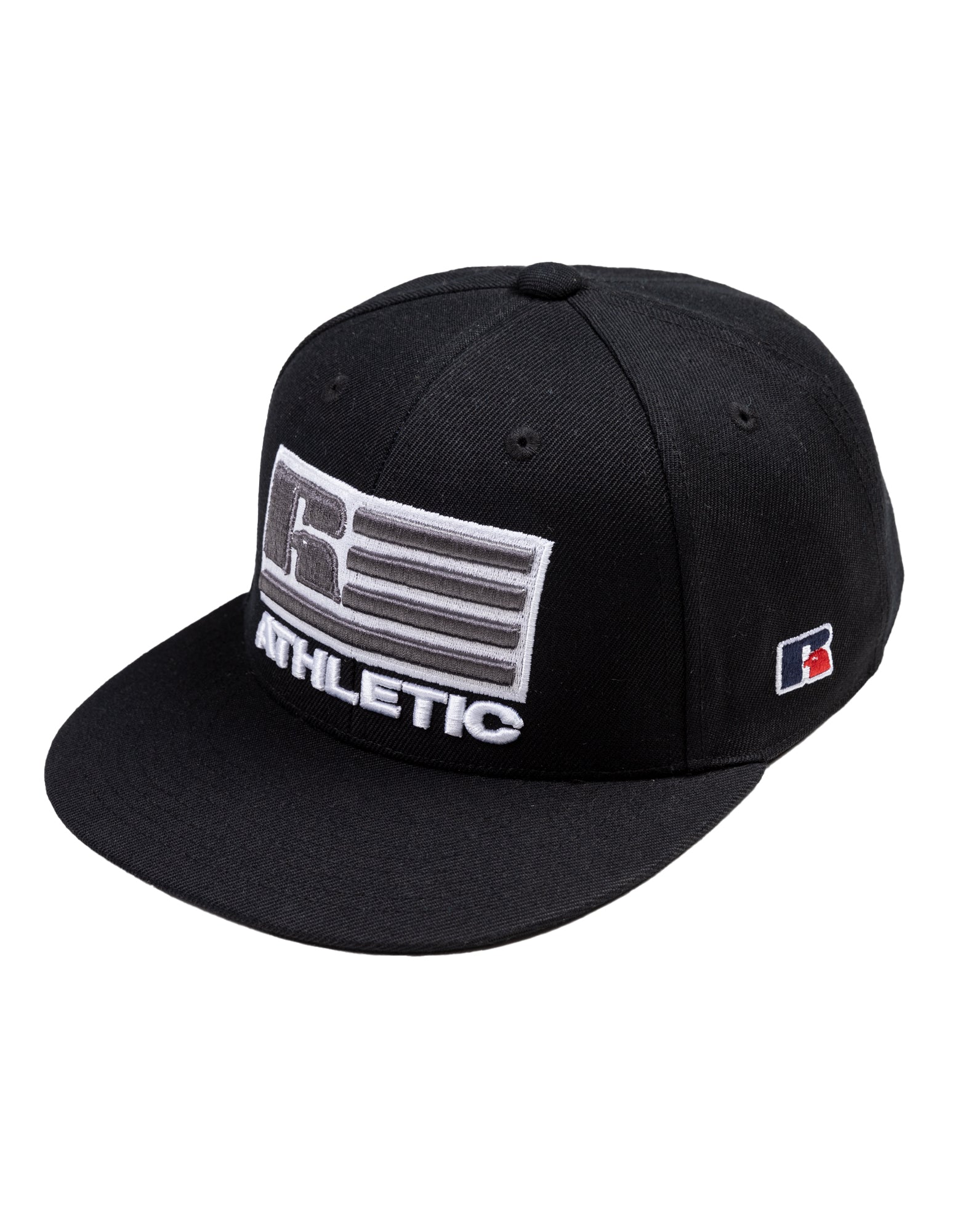 Russell Athletic Australia Patriot Logo Snap Back 3D Embroidered Cap - Black True Since 1902