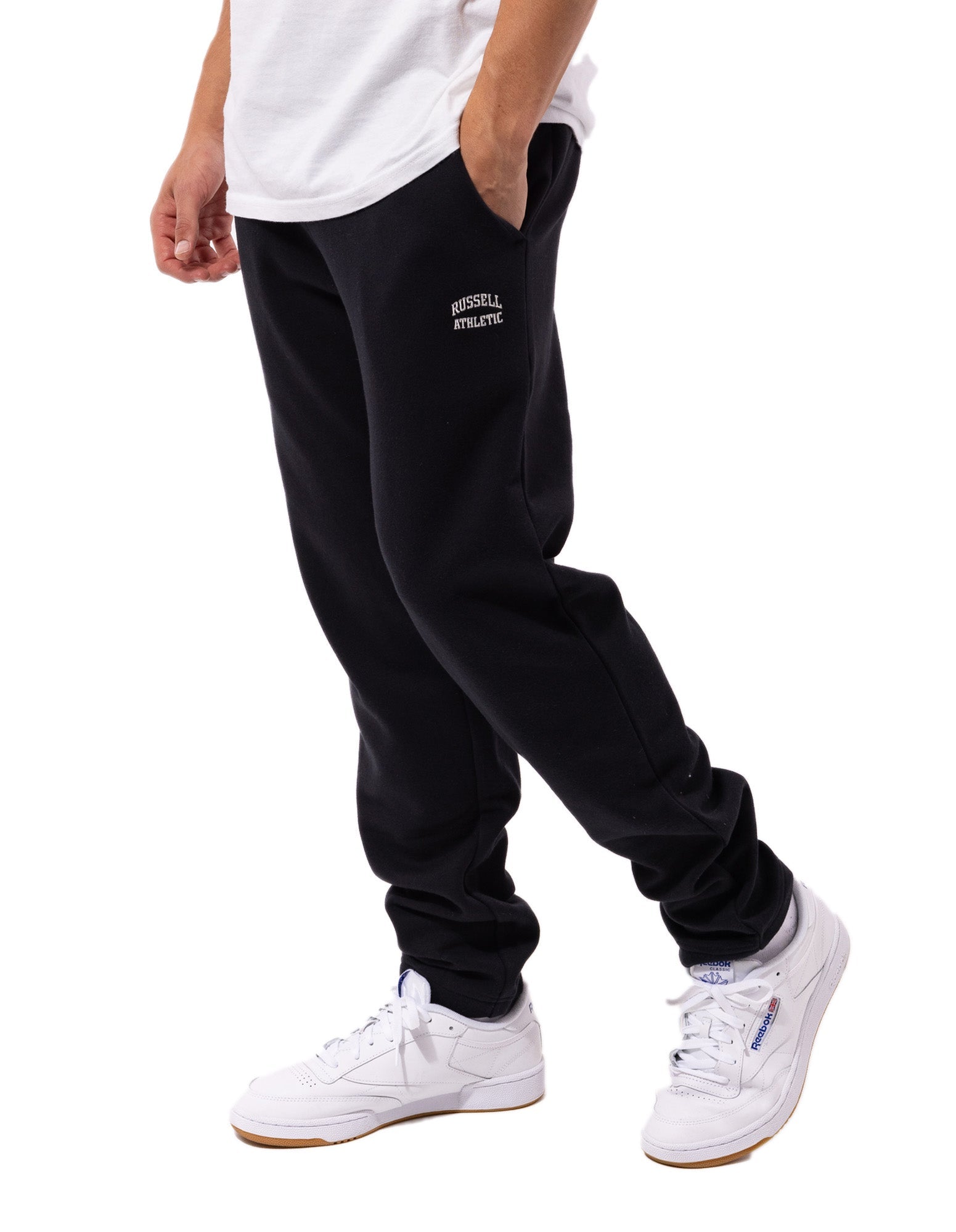 Russell Athletic Australia Men's Originals Open Leg Track Pants - Black True Since 1902