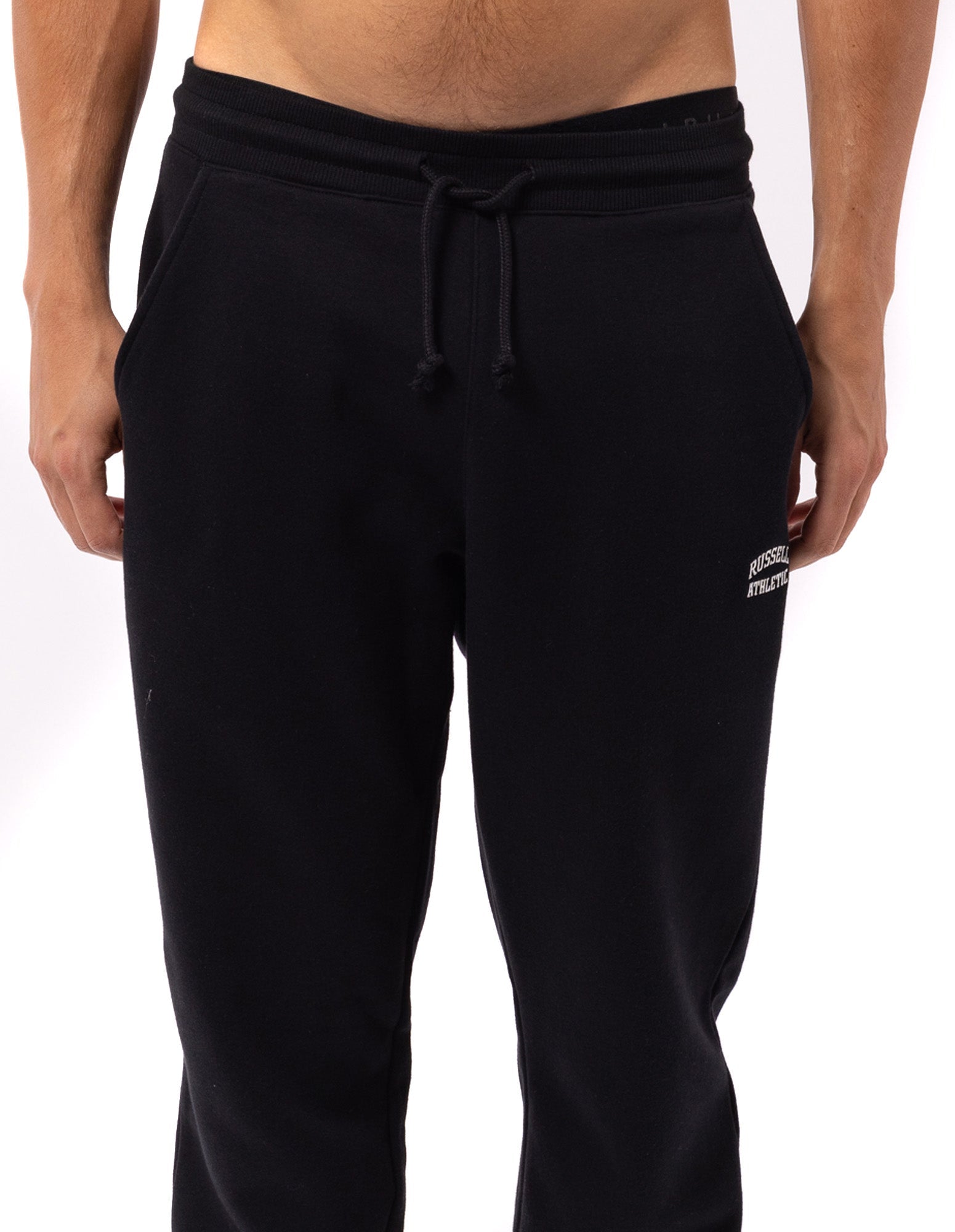 Russell Athletic Australia Men's Originals Open Leg Track Pants - Black True Since 1902