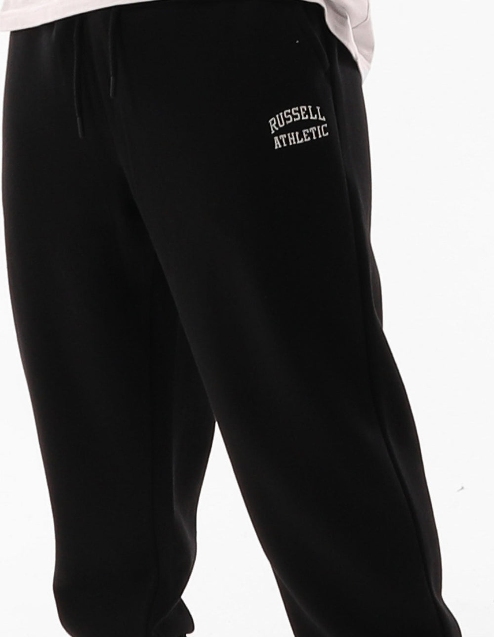 Russell Athletic Australia Men's Originals Small Arch Cuff Track Pants - Black True Since 1902