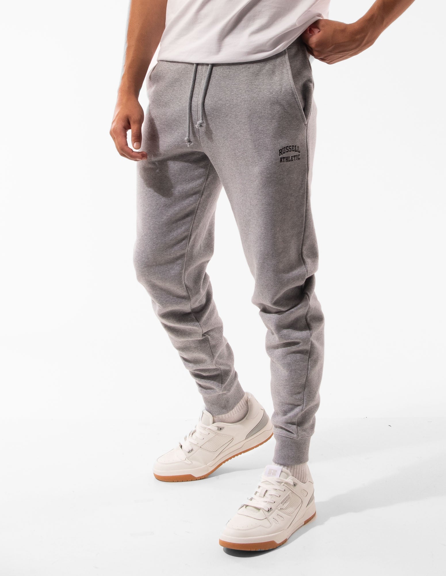 Russell Athletic Australia Originals Small Arch Cuff Men's Track Pants - Grey Marle True Since 1902