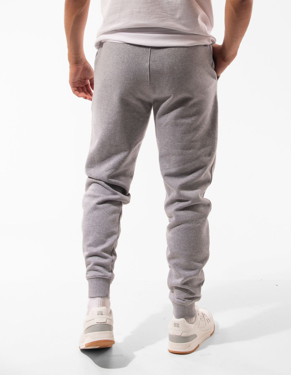 Russell Athletic Australia Originals Small Arch Cuff Men's Track Pants - Grey Marle True Since 1902