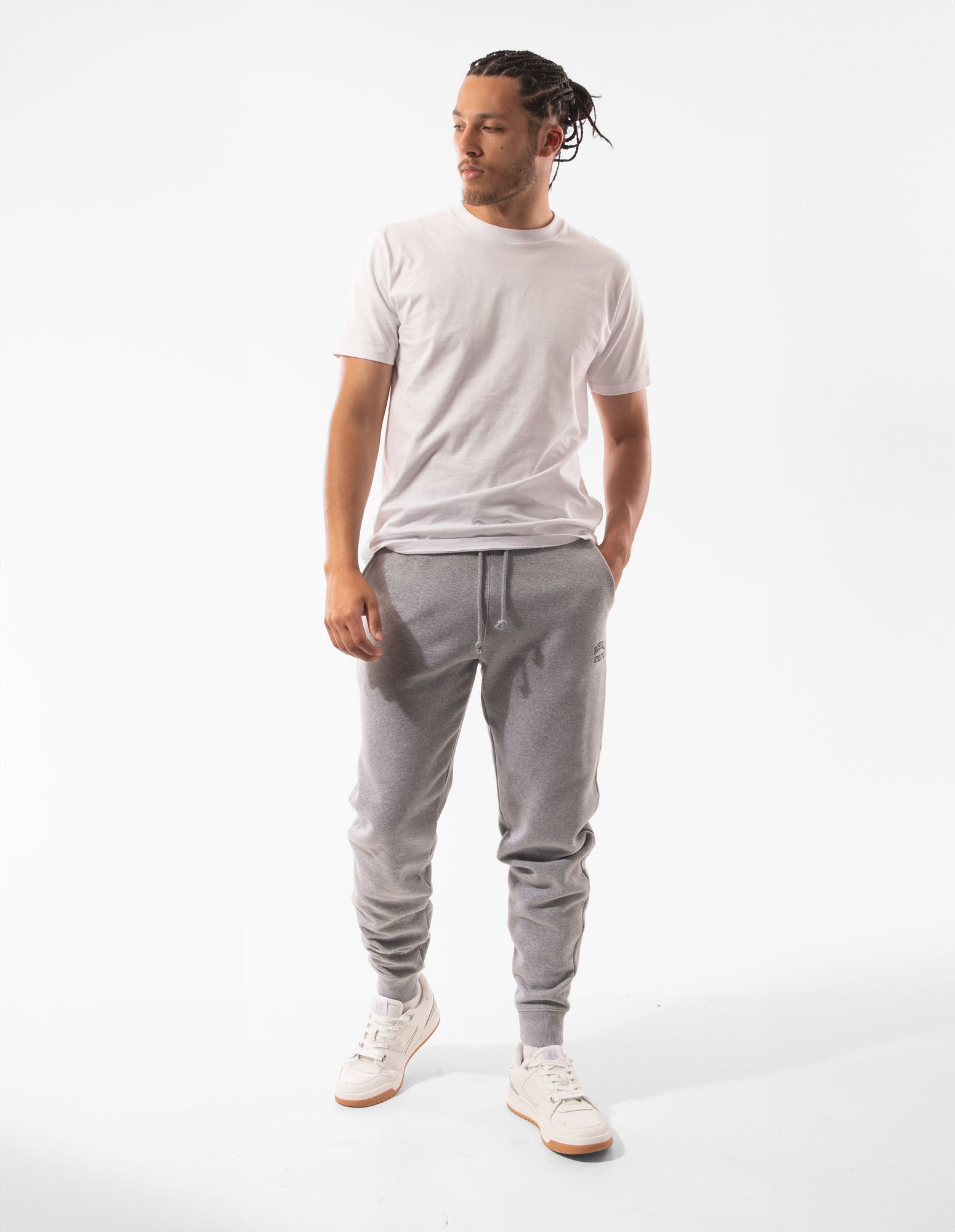 Russell Athletic Australia Originals Small Arch Cuff Men's Track Pants - Grey Marle True Since 1902