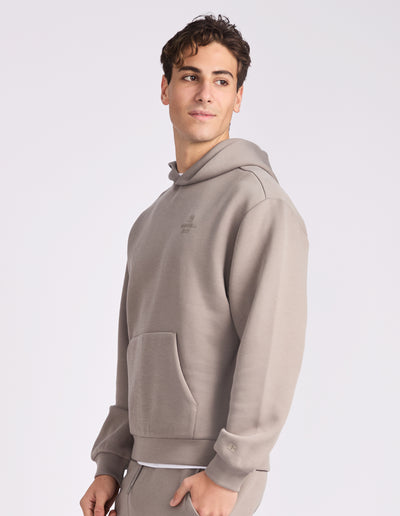 R Tech Leisure Mens Hoodie - Putty
