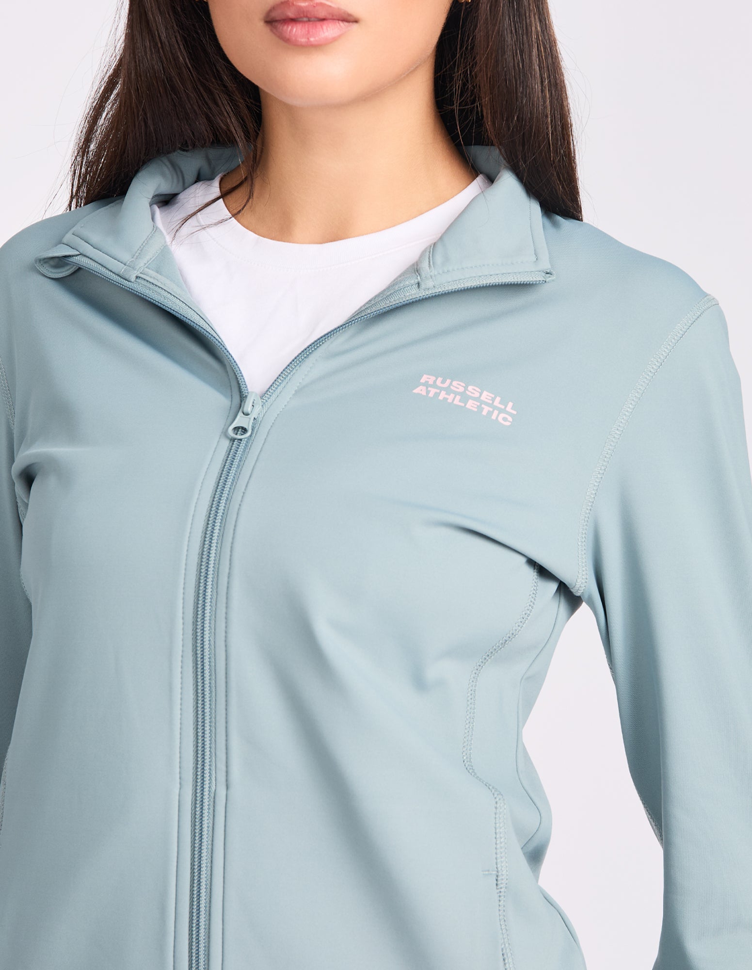 Russell Athletic Australia Miranda Zip Thru Women's Jacket - Foam Green True Since 1902