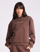 R Tech Leisure Women's Hoodie - Chocolate