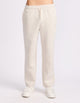 R Tech Open Leg Mens Trackpant - White Sand