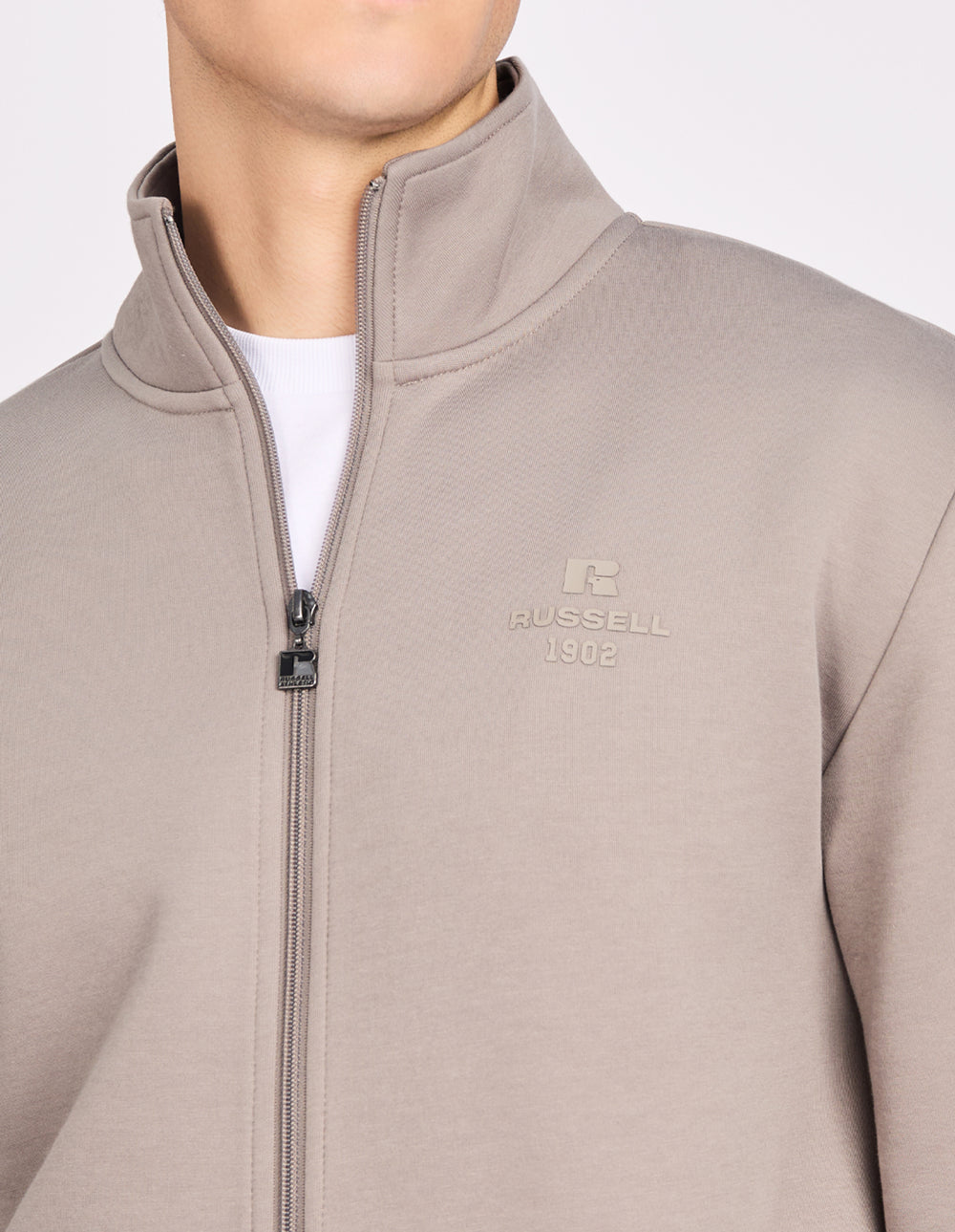 Russell Athletic Australia R Tech Leisure Men's Track Jacket - Putty True Since 1902