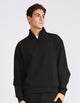 R Tech Leisure Men's Quarter Zip - Black