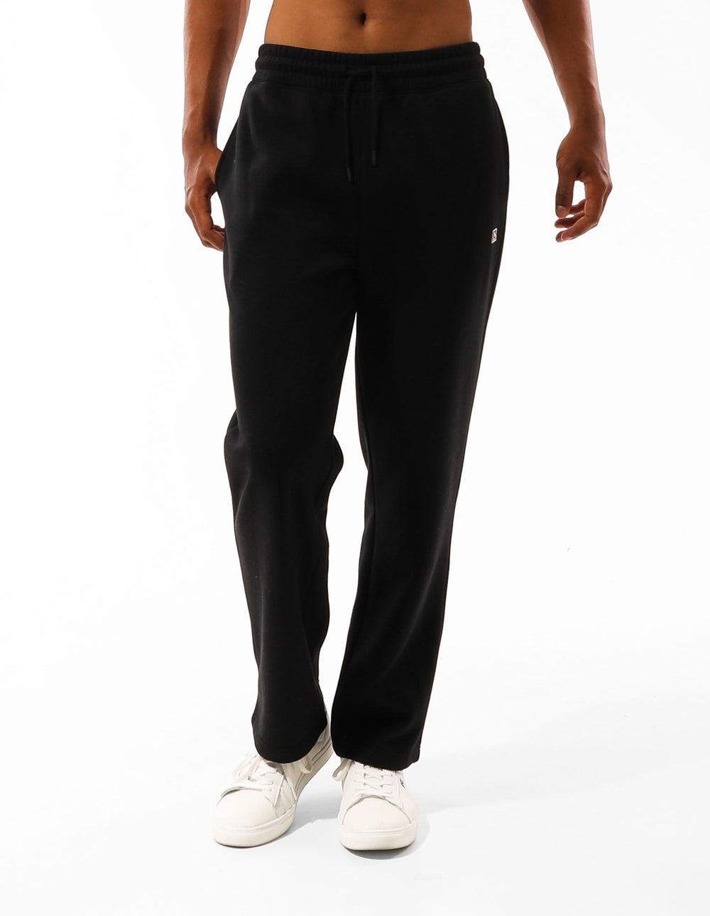 Russell Athletic Australia R Logo Straight Leg Men's Track Pants - Black True Since 1902