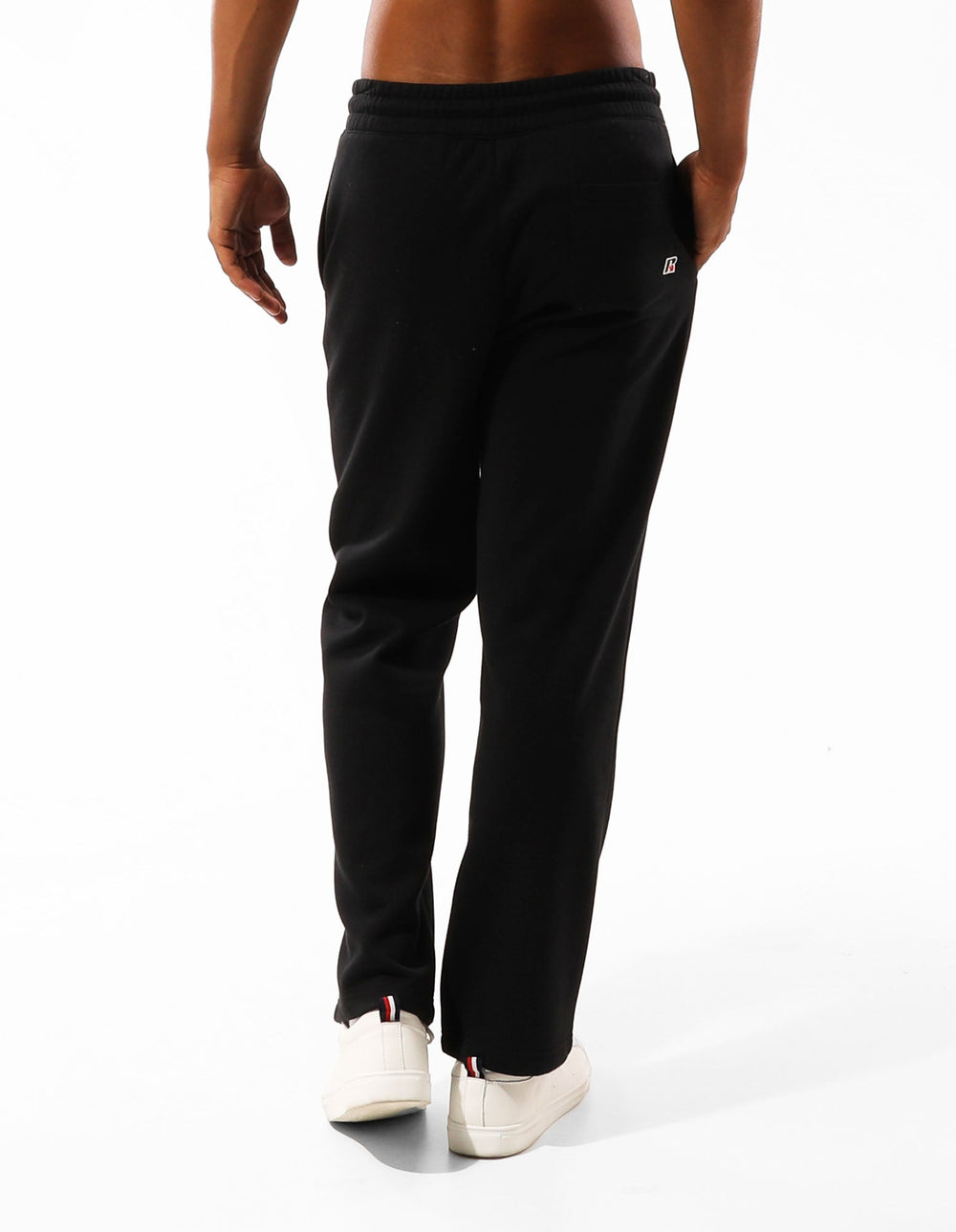 Russell Athletic Australia R Logo Straight Leg Men's Track Pants - Black True Since 1902
