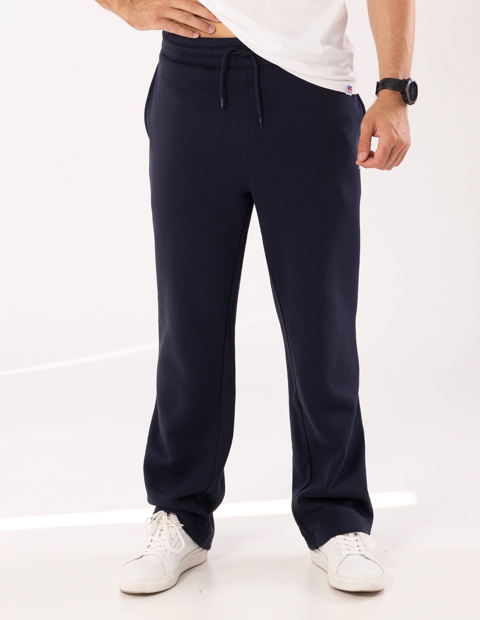 Russell Athletic Australia Men's R Logo Straight Leg Track Pants - Michigan Navy True Since 1902