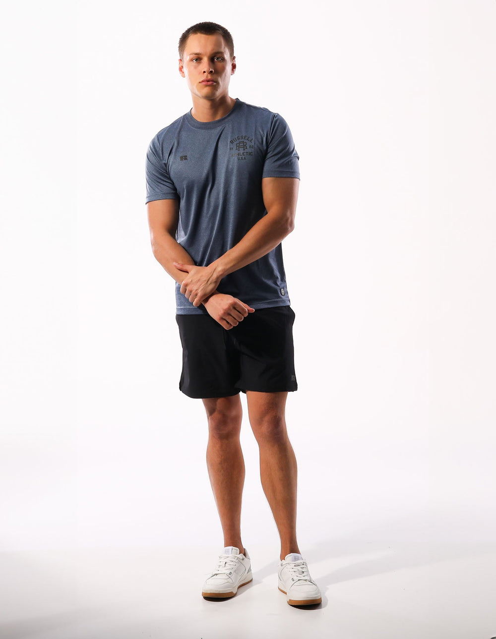 Russell Athletic Australia Men's Active Stretch Short - Black True Since 1902