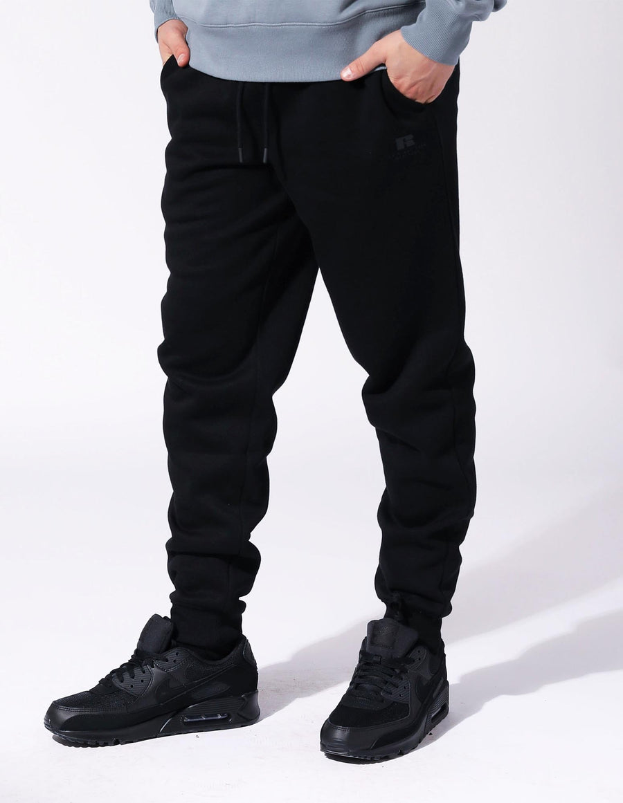 Russell Athletic Australia Men's Brooklyn Cuffed Trackpant - Black True Since 1902