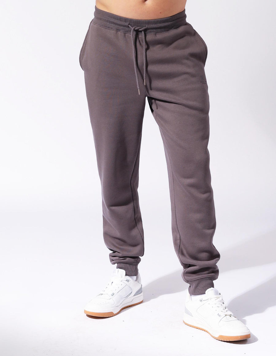 Men's Brooklyn Cuffed Track Pants in Peat Colour