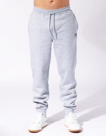 Men's Brooklyn Cuffed Track Pants in Grey Marle Colour