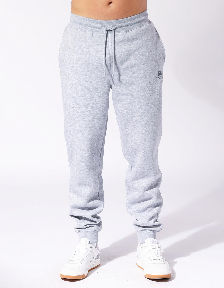 Men's Brooklyn Cuffed Track Pants in Grey Marle Colour