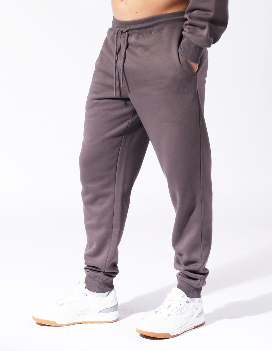 Men's Brooklyn Cuffed Track Pants in Peat Colour