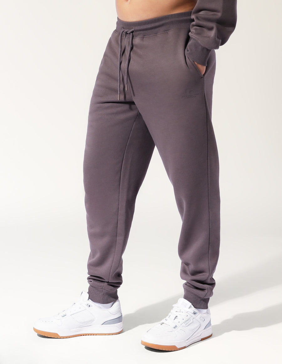 Men's Brooklyn Cuffed Track Pants in Peat Colour